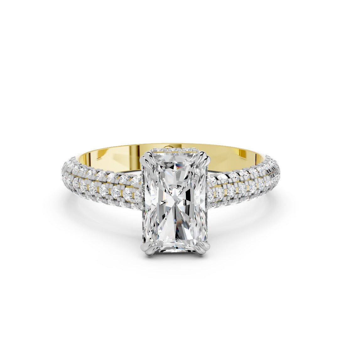 Pavé Puzzle Stacking Ring