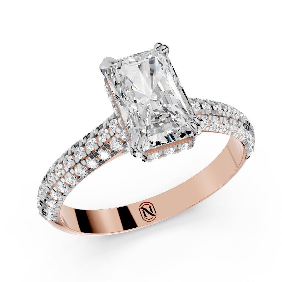 Pavé Puzzle Stacking Ring