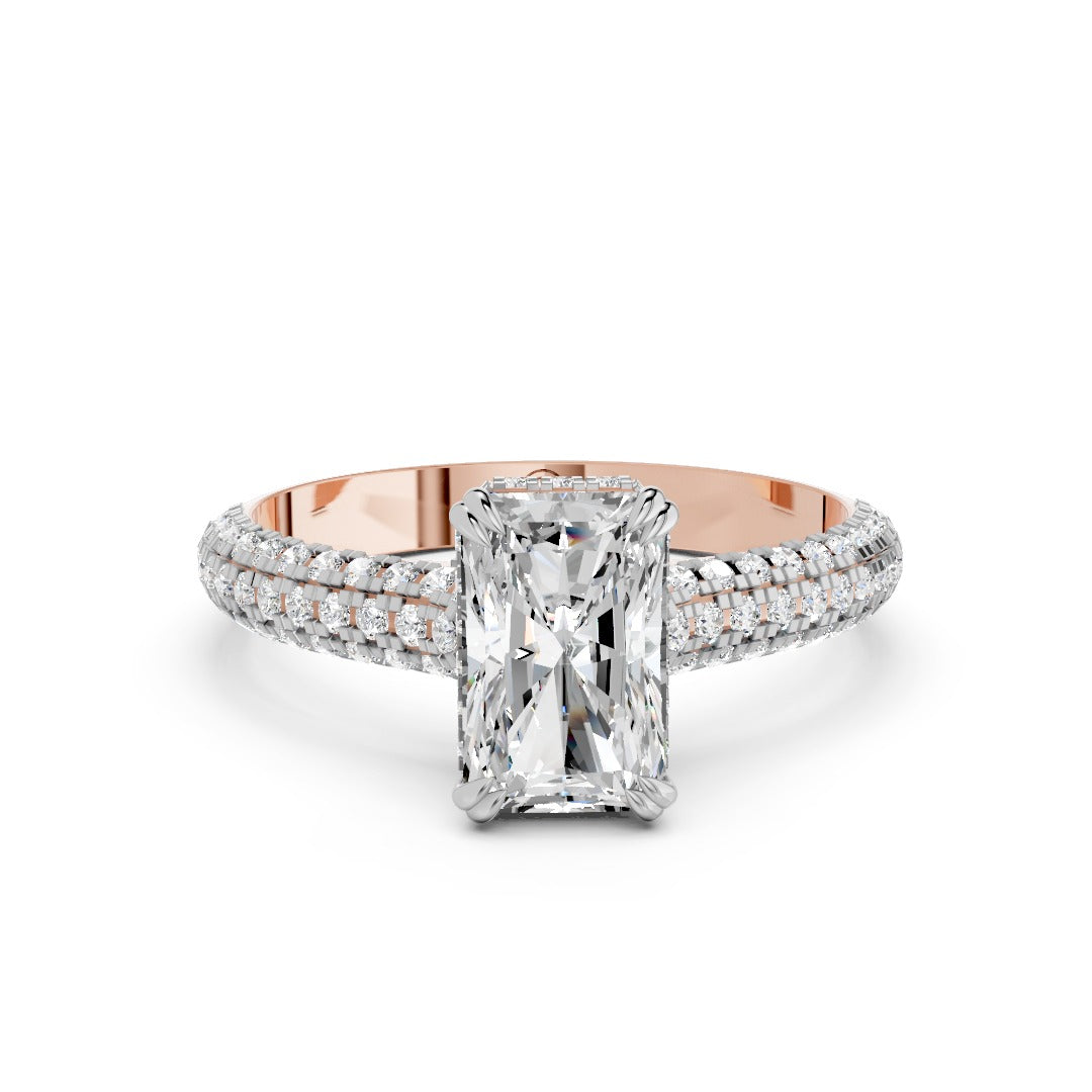 Pavé Puzzle Stacking Ring