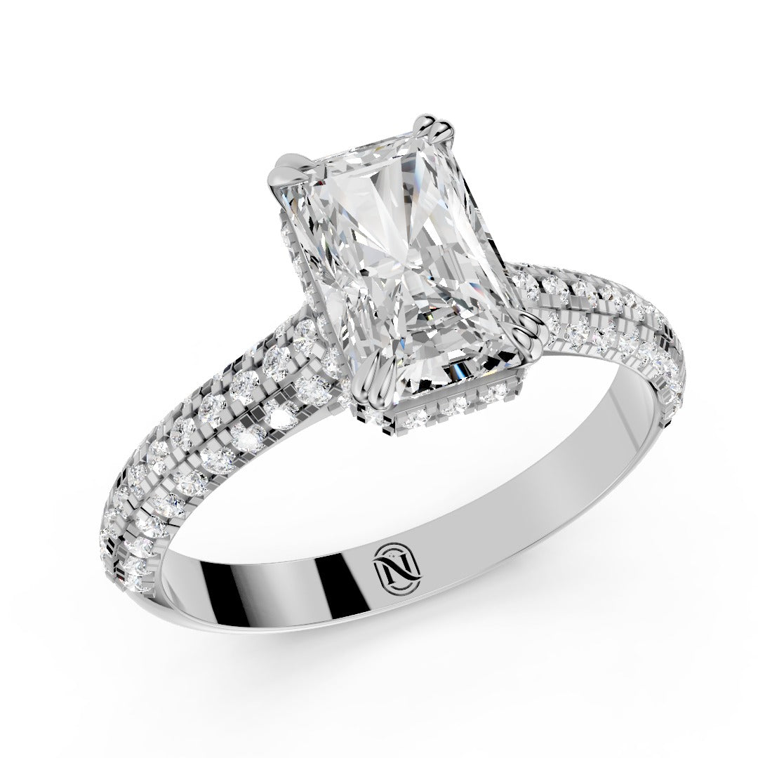 Pavé Puzzle Stacking Ring